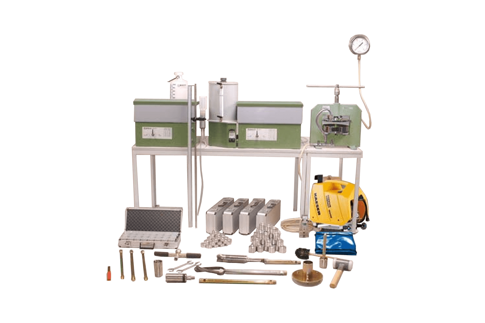 Complete set for pF determination, sandbox & pressure method (pF 0 - 4.2)